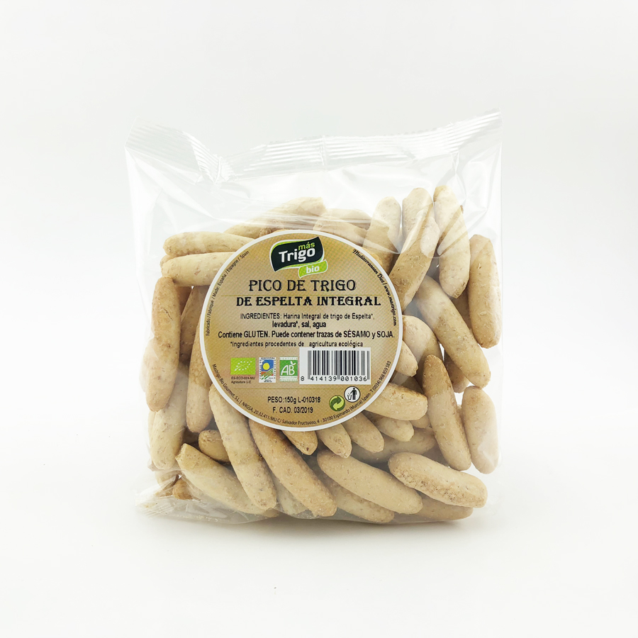 Picos ecológicos espelta integral MASTRIGO 150 g