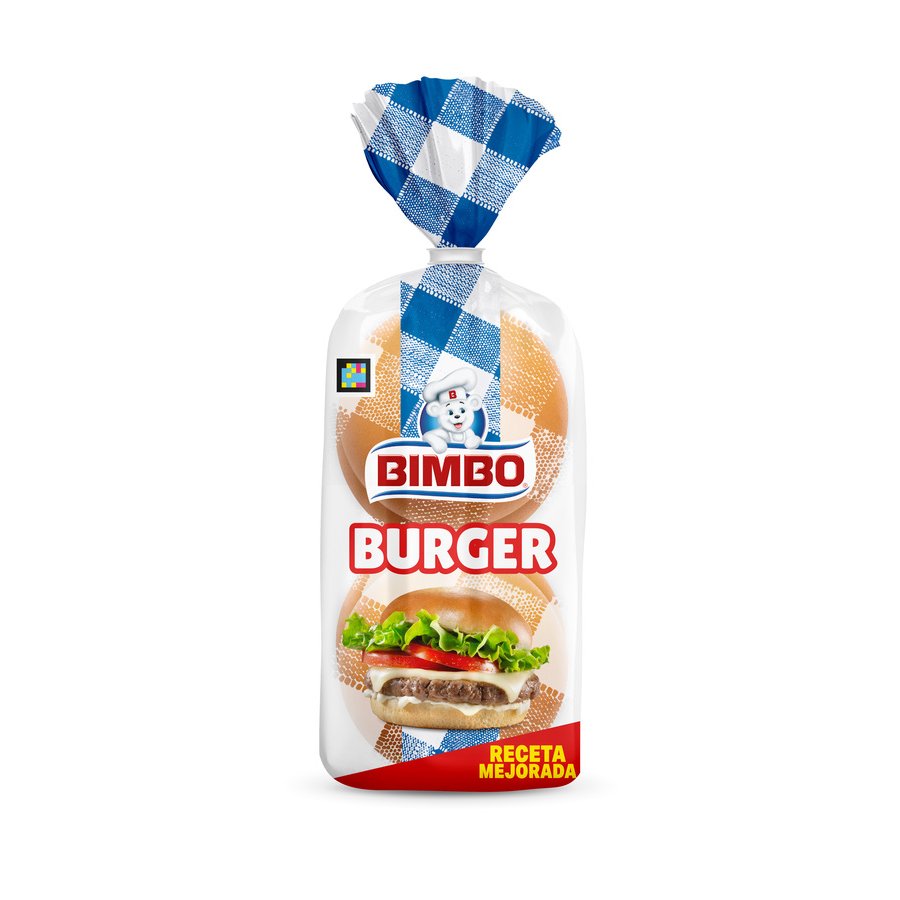 Pan BIMBO burger 4 unidades bolsa 220 g