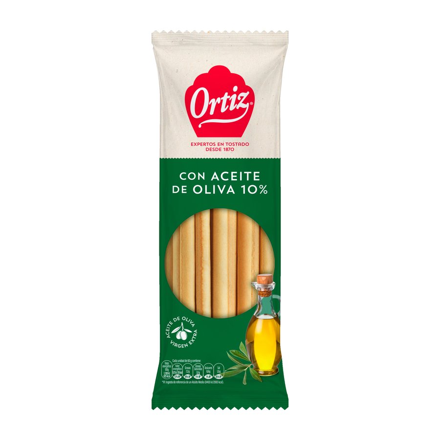 Palitos ORTIZ en aceite de oliva bolsa 60 g
