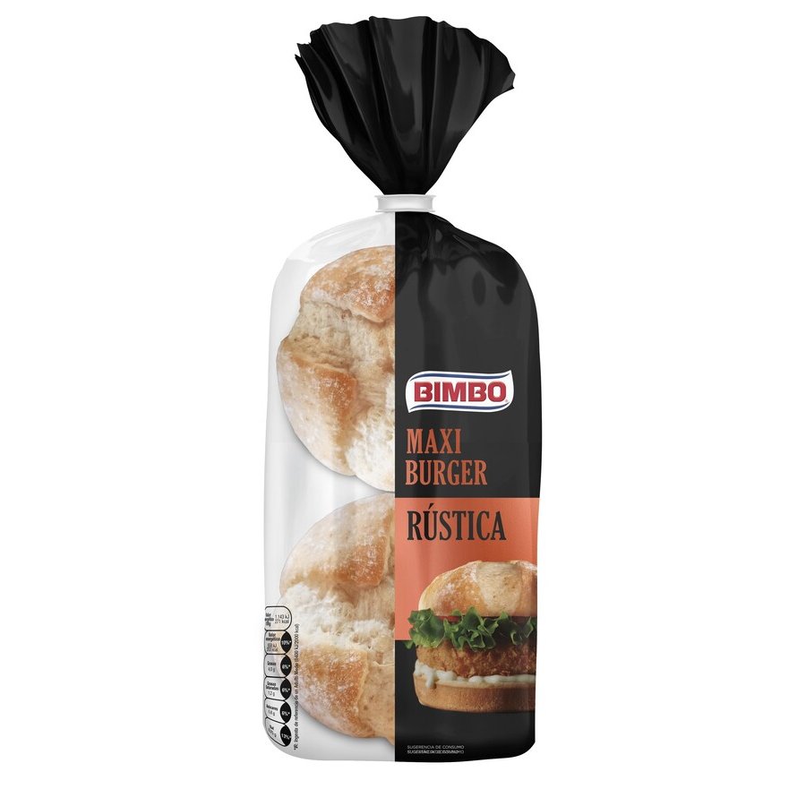 Maxi burger BIMBO Rústica 300 g