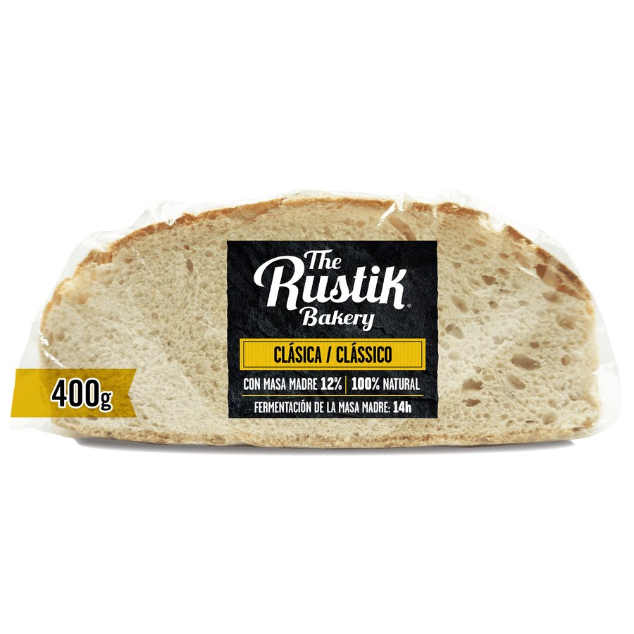Pan rebanadas RUSTIK BAKERY masa madre 400 g