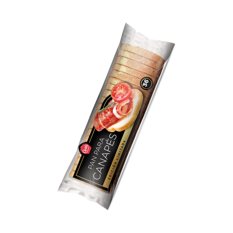 Pan BIMBO canapés 36 rebanadas 250 g