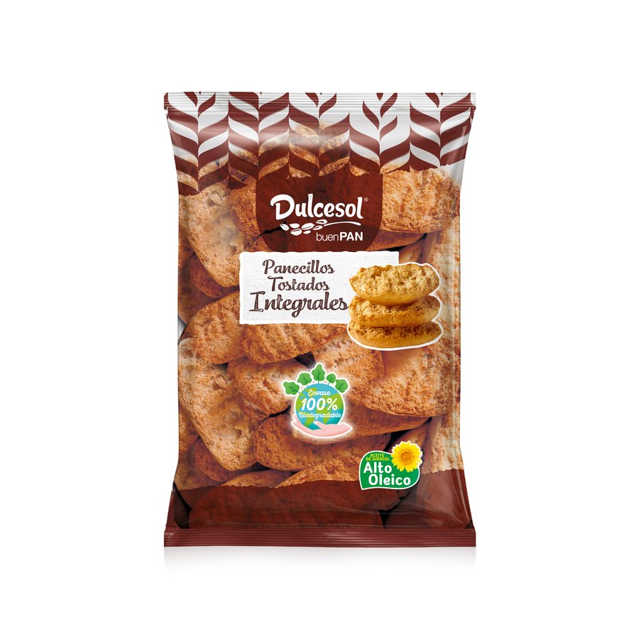Panecillos integrales DULCESOL paquete 400 g