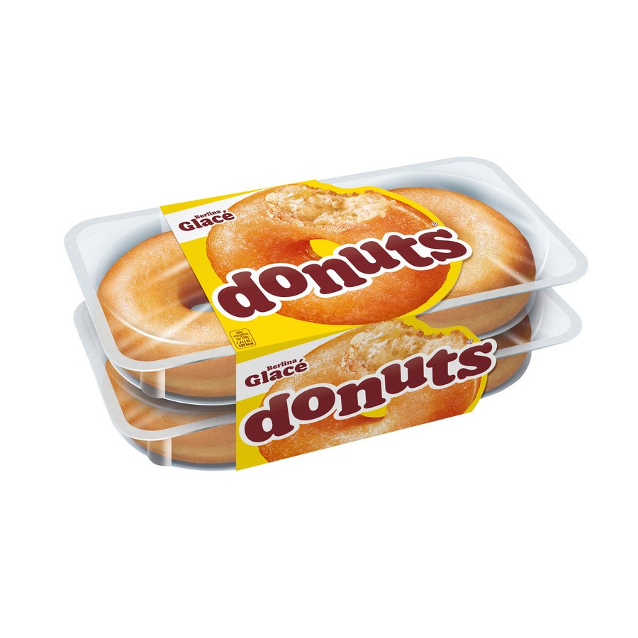 DONUTS Glacé 4unidades 208 g