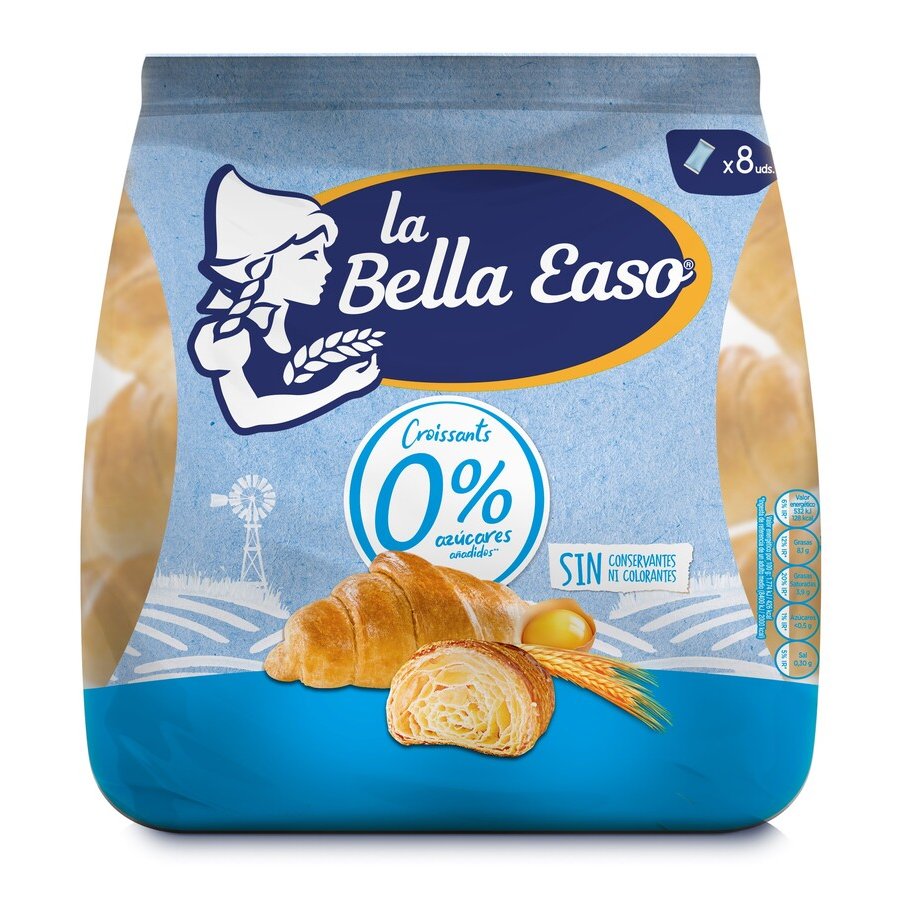 Croissants 0% azúcar BELLA EASO 240 g