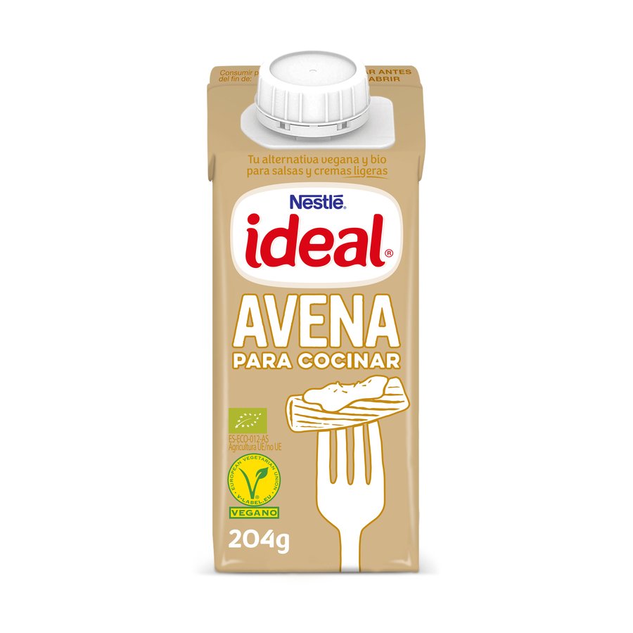 Base vegetal avena eco Nestle IDEAL para cocinar 200 ml