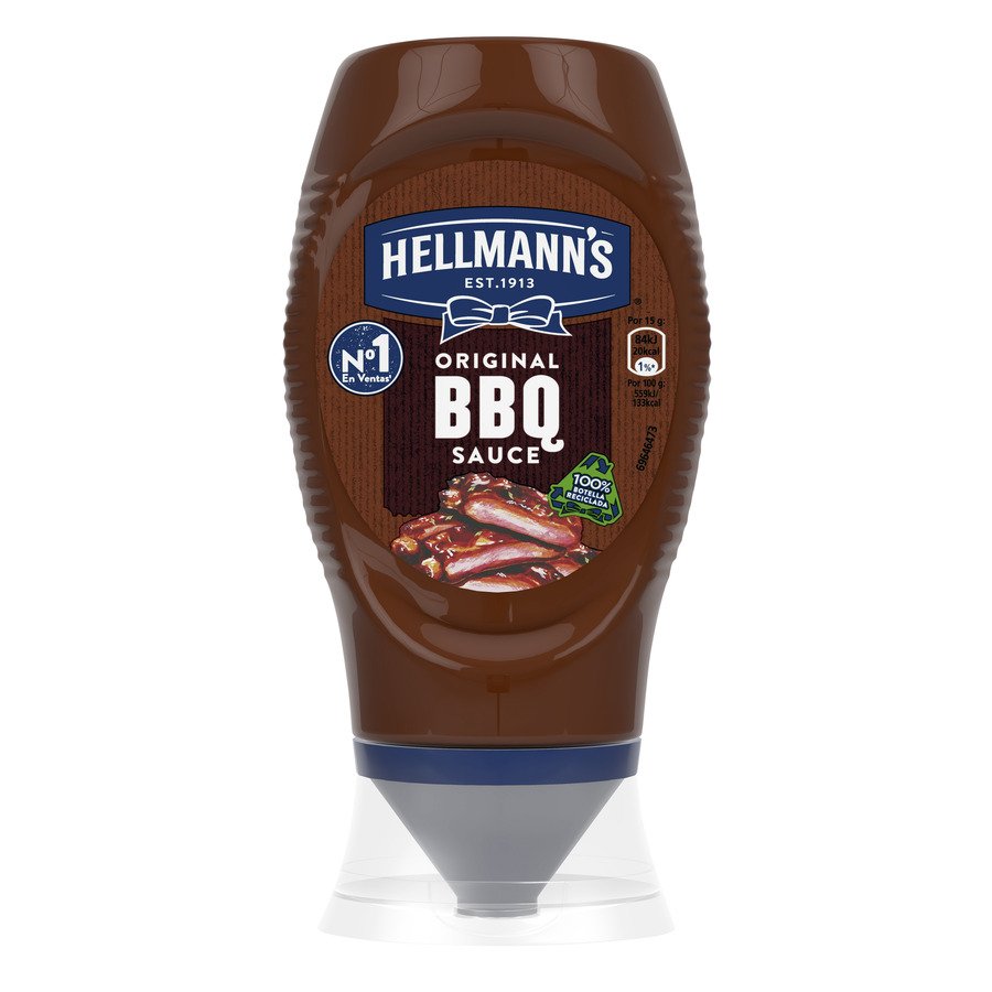 Salsa barbacoa HELLMANN'S bocabajo 250 ml