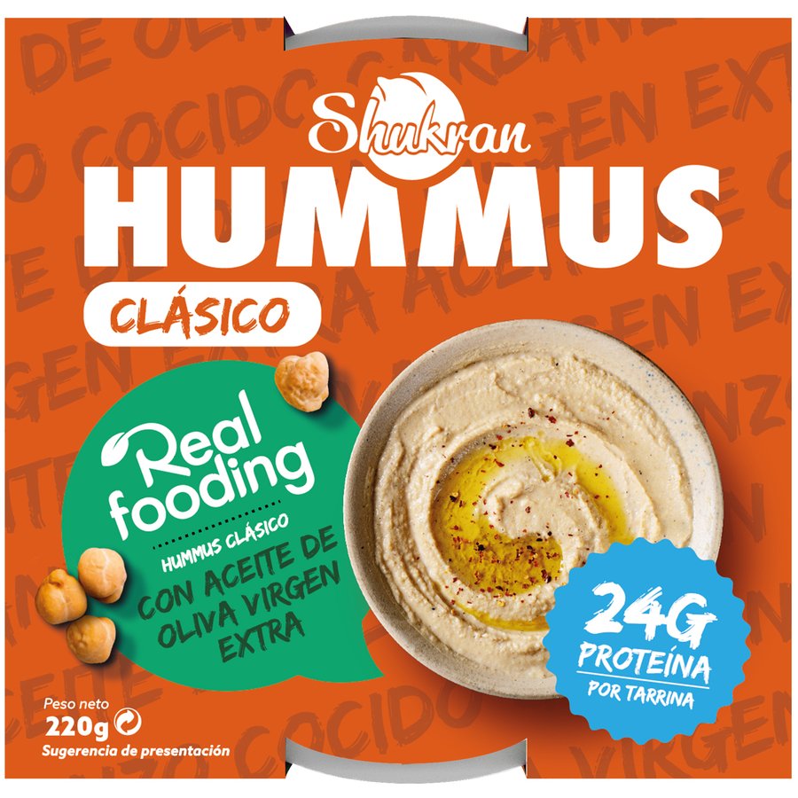Hummus natural 100% SHUKRAN 240 g