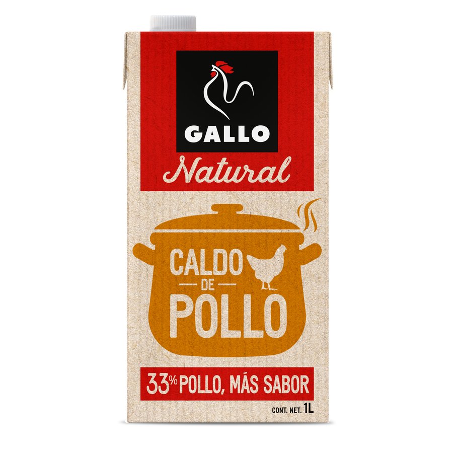Caldo natural GALLO pollo brik 1 l