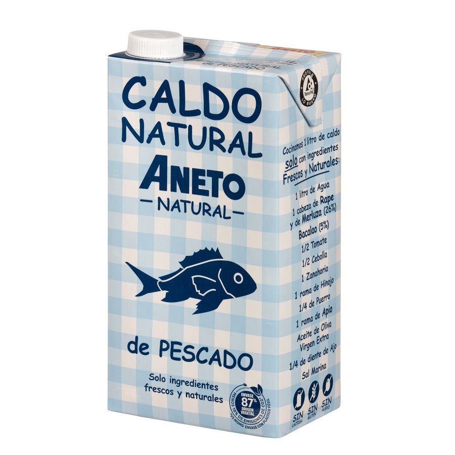 Caldo natural ANETO de pescado  1 l