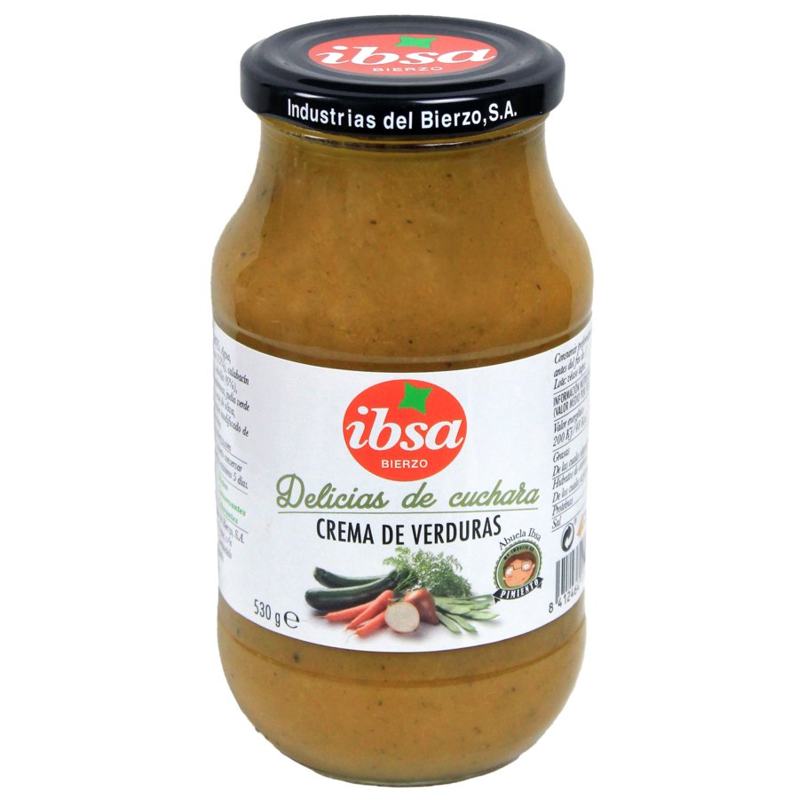 Crema de verduras IBSA frasco 530 g