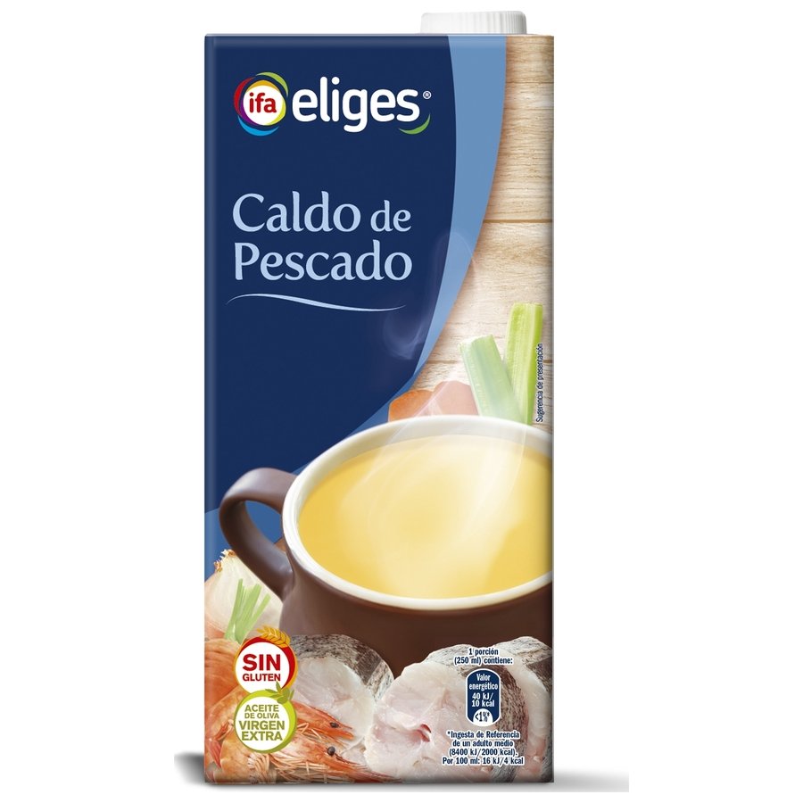 Caldo de pescado IFA ELIGES brik 1 litro