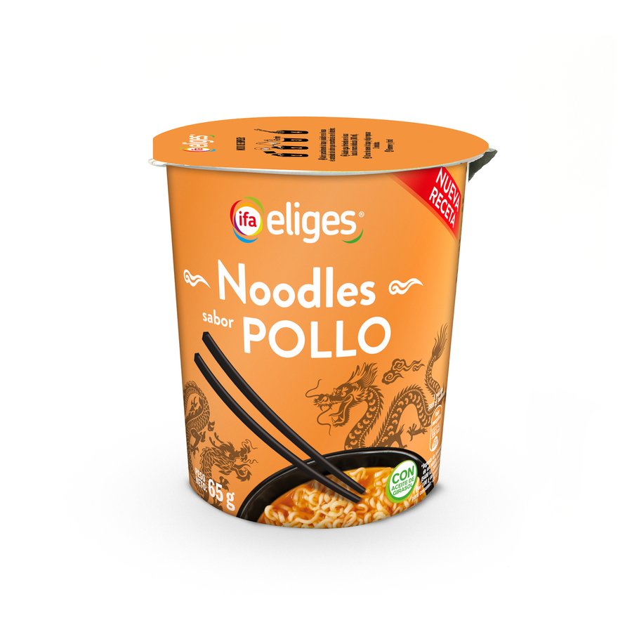 Noodles sabor pollo IFA ELIGES vaso 65 g