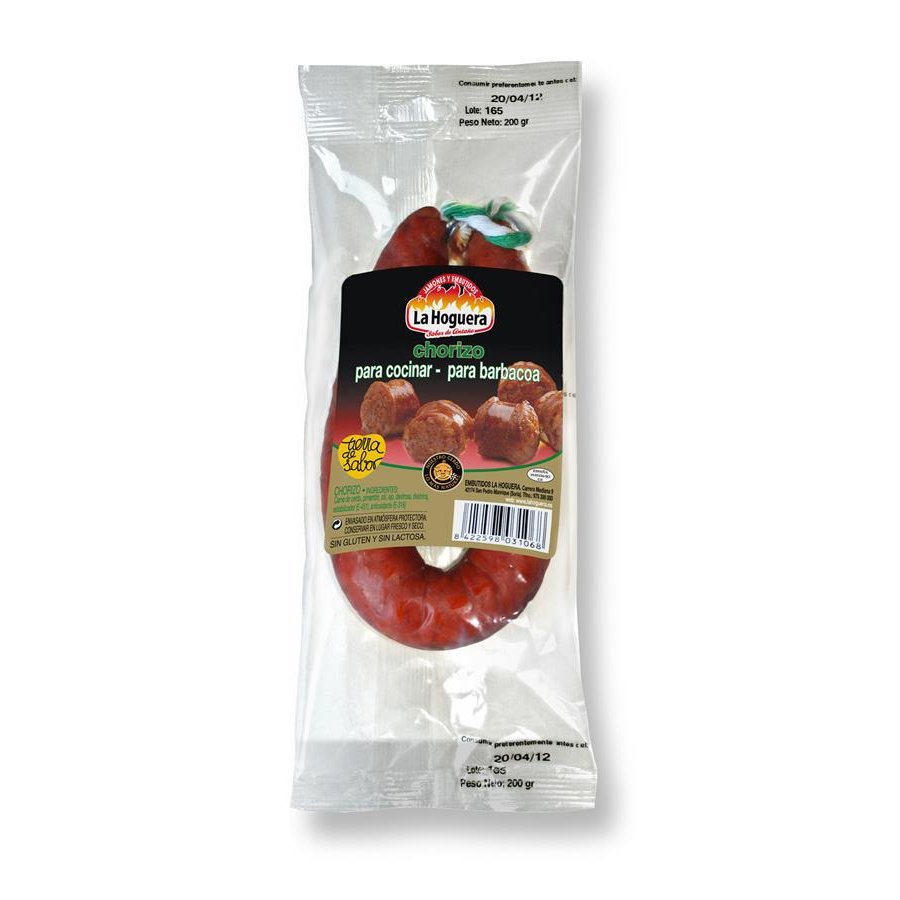 Chorizo LA HOGUERA para cocinar-barbacoa 200 g