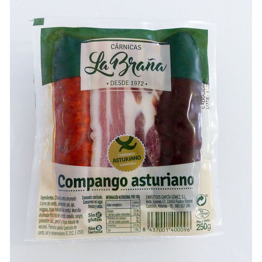 Compango asturiano LA BRAÑA 250 g