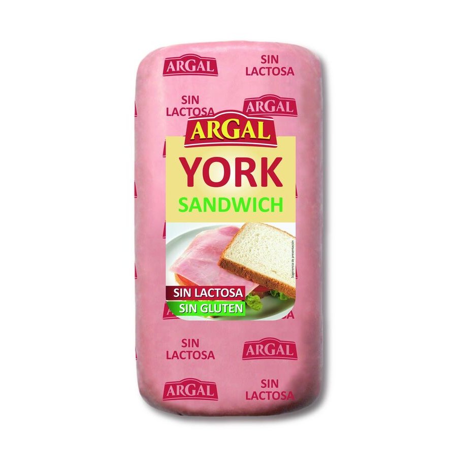 Fiambre sándwich york ARGAL magro III 11X11 sin gluten kilo