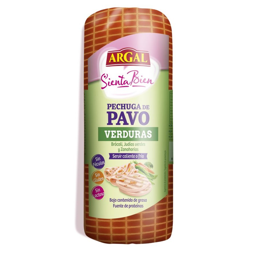 Pechuga de pavo con verduras ARGAL kilo