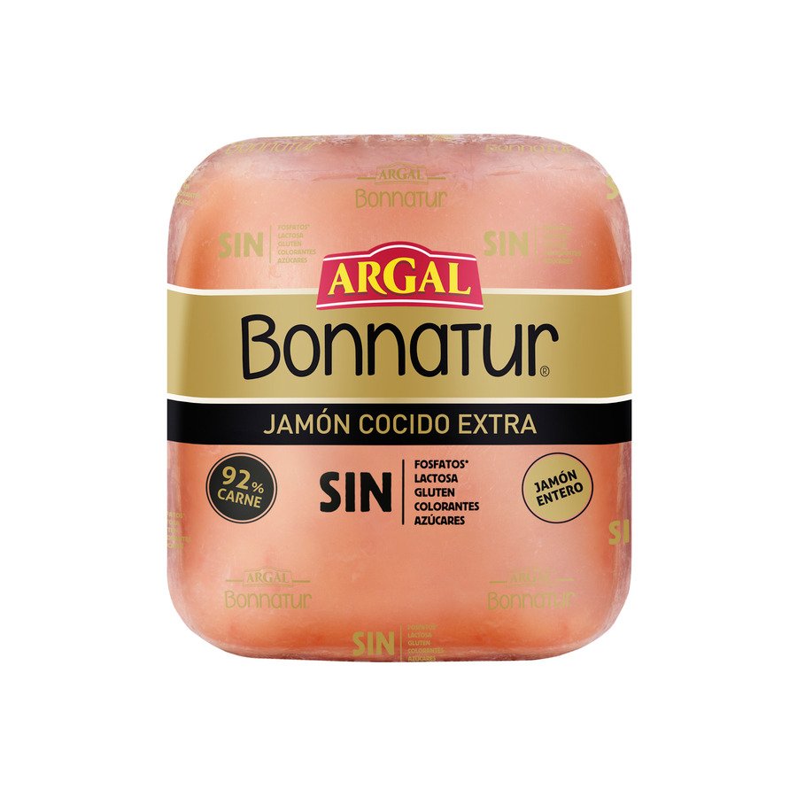 Jamón cocido Bonnatur ARGAL sin gluten kilo