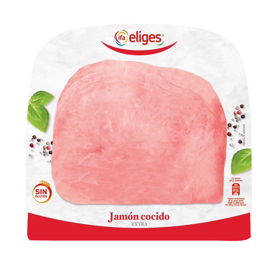 Jamón cocido extra al corte IFA ELIGES 200 g