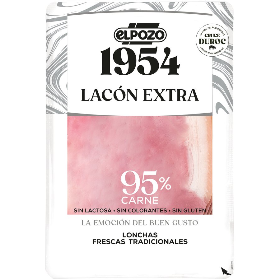 Lacón extra ELPOZO LEGADO IBERICO 95% carne lonchas 180 g