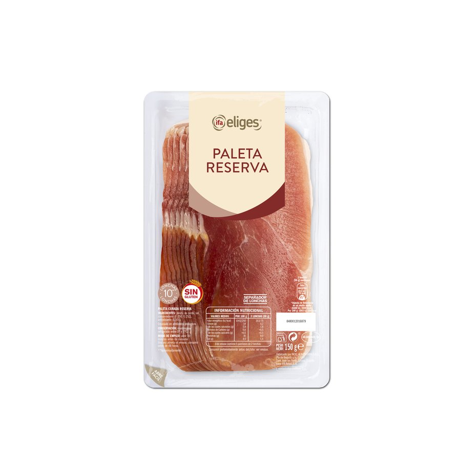Paleta curada 10 lonchas IFA ELIGES 150 g