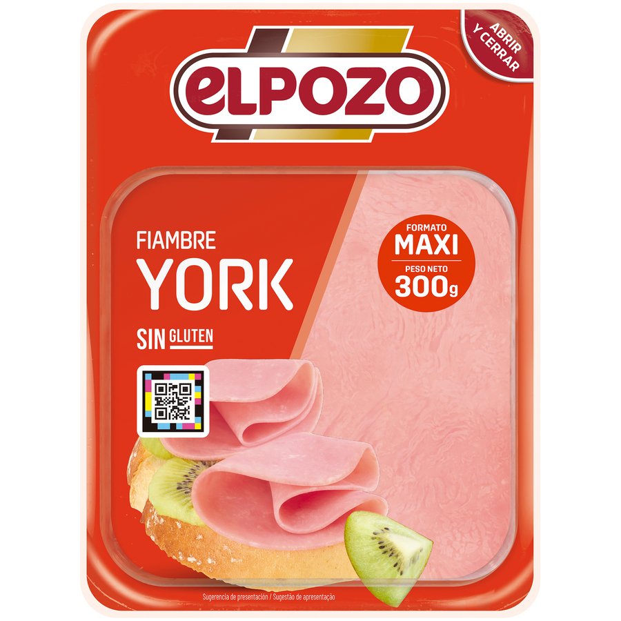 Fiambre york ELPOZO lonchas 340 g