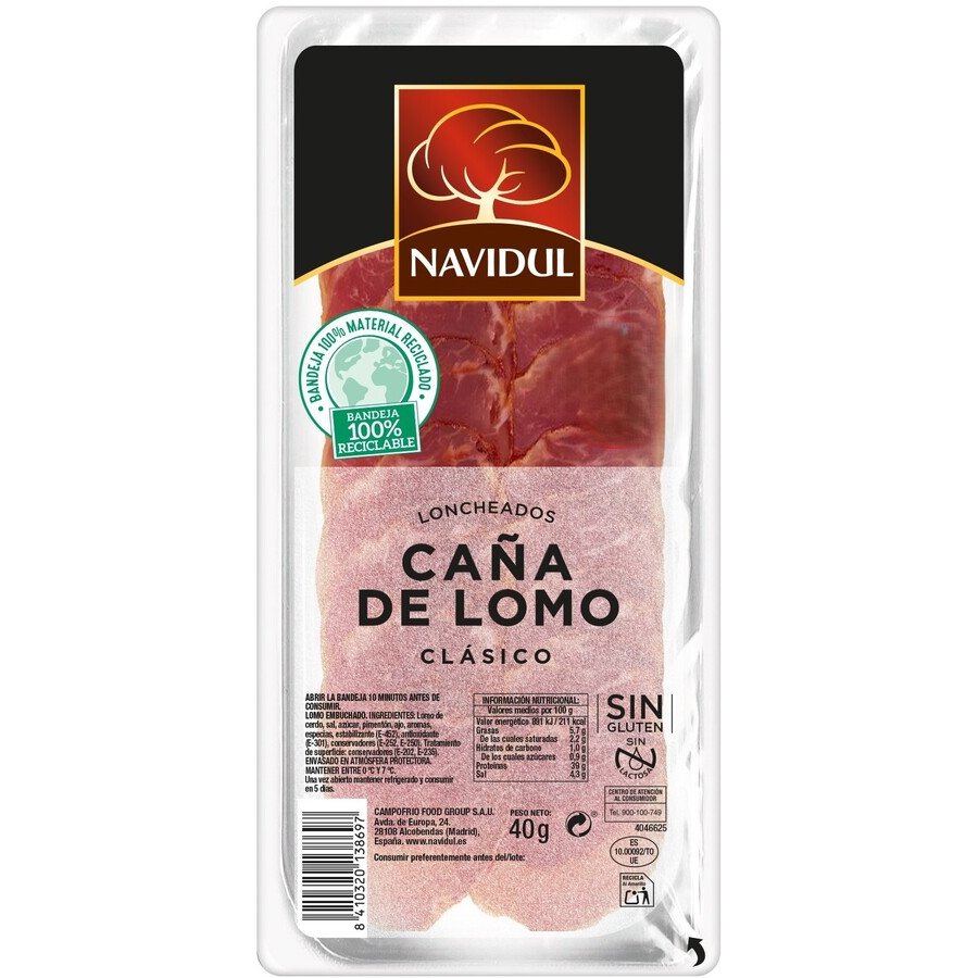 Caña de lomo NAVIDUL lonchas 40 g