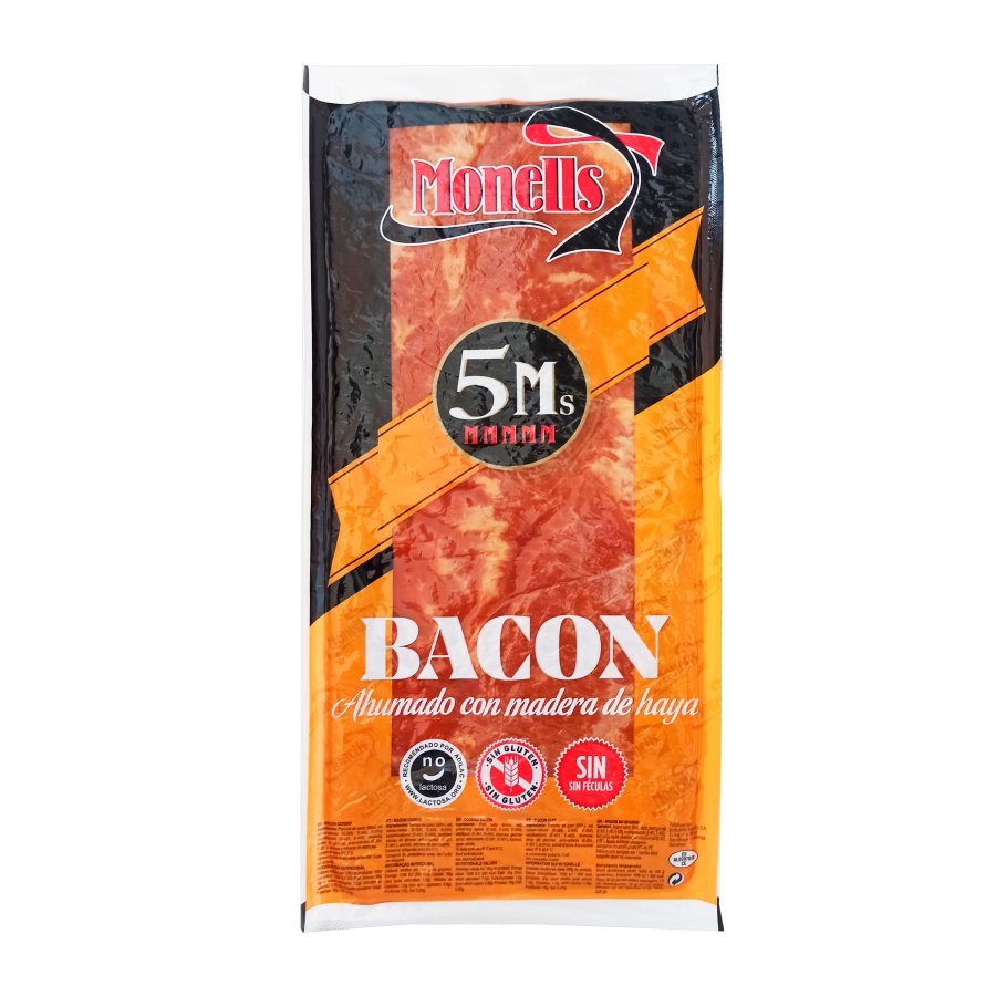Bacon sin corteza MONELLS sin gluten kilo