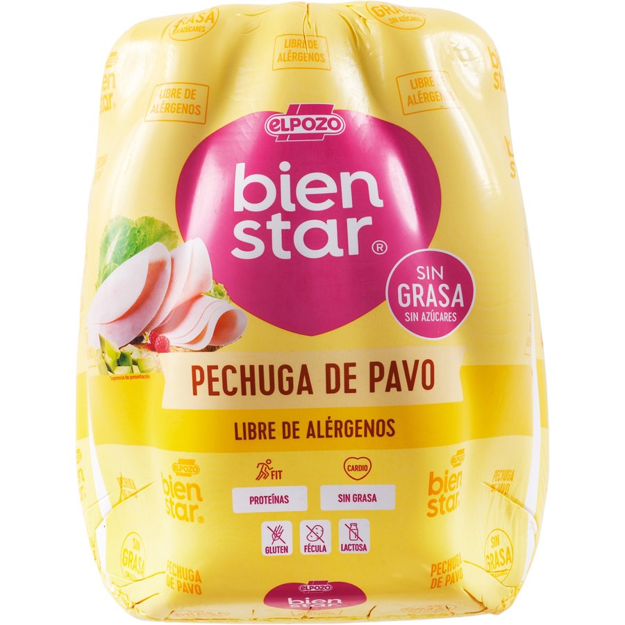 Pechuga pavo ELPOZO bienstar sin grasa sin gluten kilo