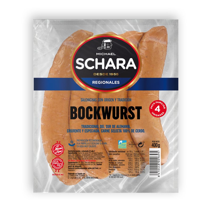 Salchichas SCHARA bockwurst 400 g