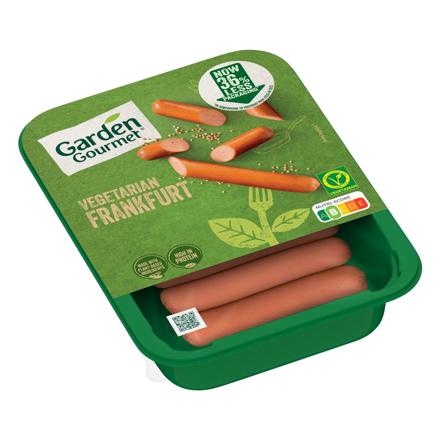 Preparado vegetal tipo salchicha Frankfurt GARDEN GOURMET 180 g