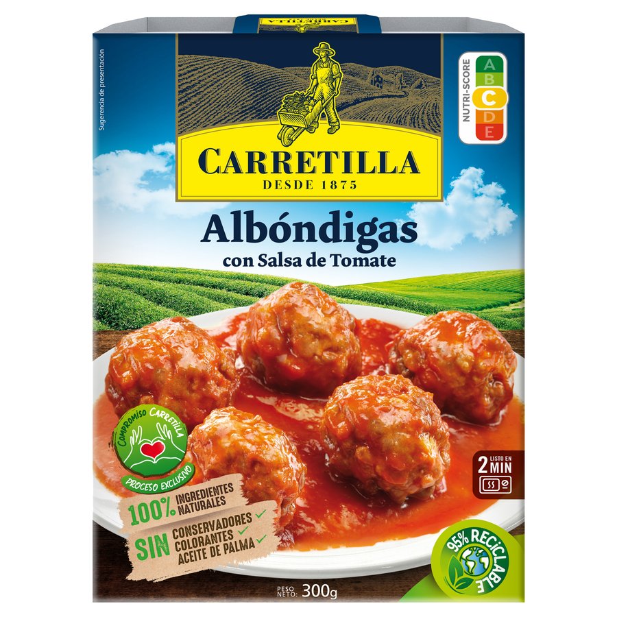 Albóndigas estilo casero CARRETILLA bandeja 300 g