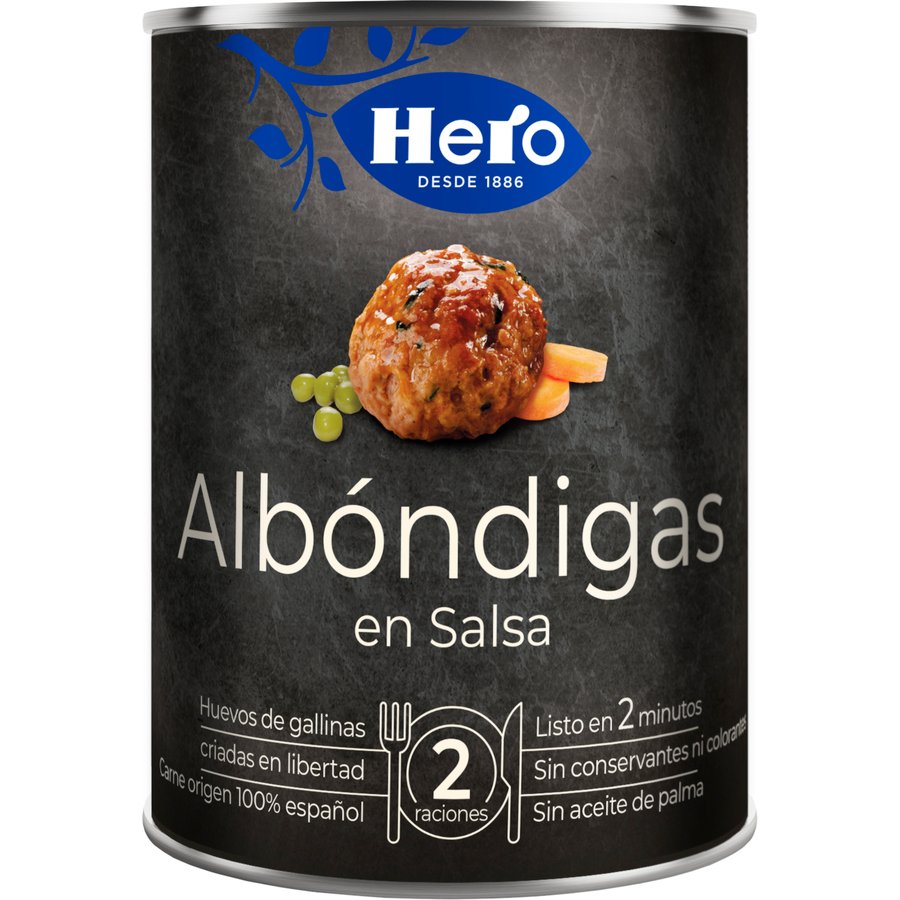 Albóndigas en salsa HERO bote 430 g pn