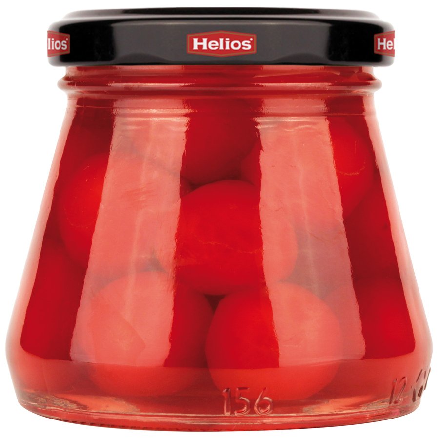 Cerezas en almíbar HELIOS frasco 90 g pne