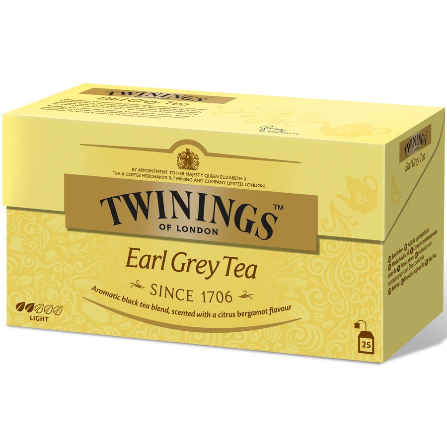 Té TWININGS Earl Grey estuche 25 sobres