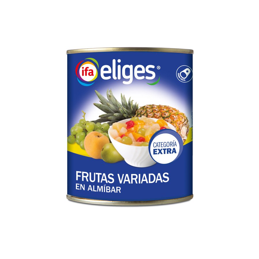 Cóctel frutas almíbar IFA ELIGES lata 480 grs. PNE