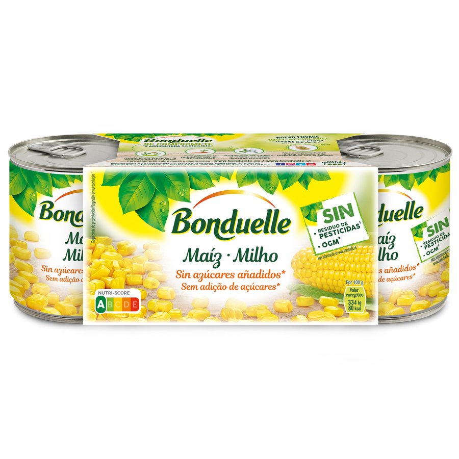 Maíz BONDUELLE pack 3x140 g pne