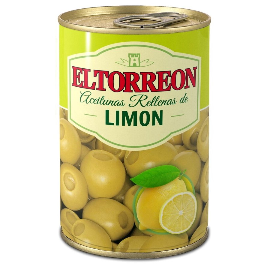 Aceituna manzanilla rellena limón EL TORREON 130 g pne