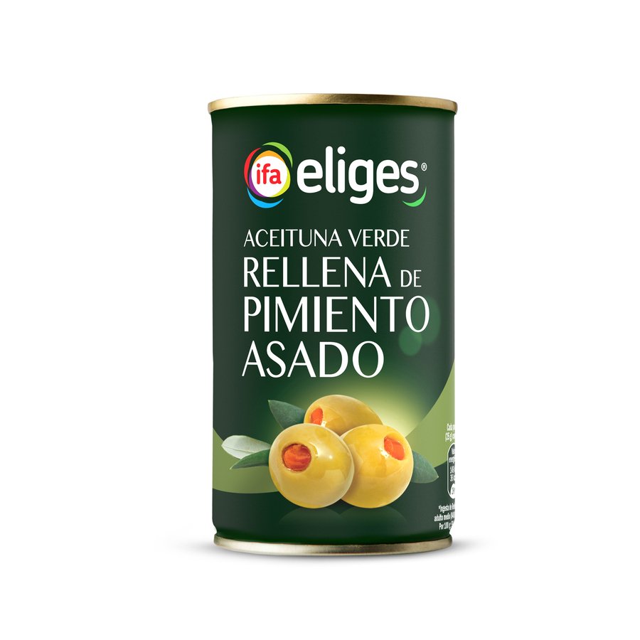 Aceituna rellena de pimiento IFA ELIGES lata 150 g pne