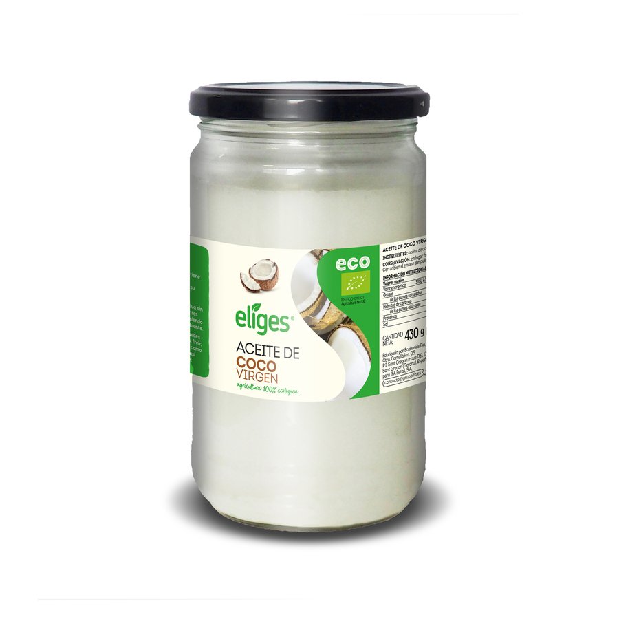 Aceite de coco virgen extra ecológico ECO ELIGES 430 ml