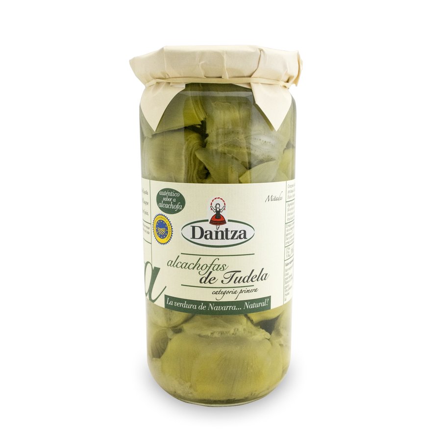 Alcachofa DANTZA IGP Tudela mitades 405 g pne
