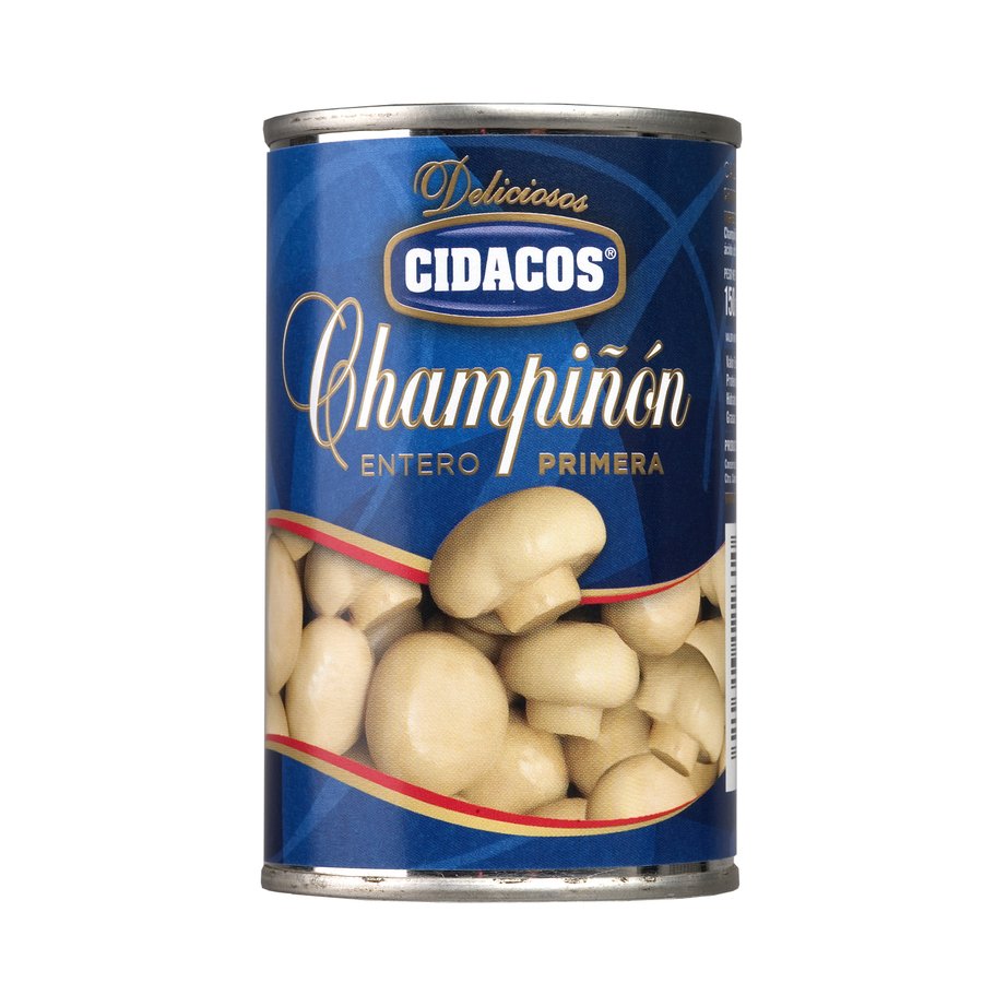 Champiñón enteros CIDACOS bote 85 g pne.