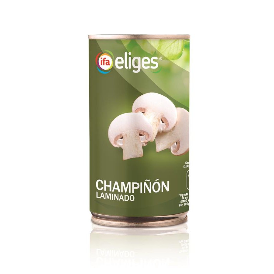 Champiñón laminado IFA ELIGES lata 185 g pne.