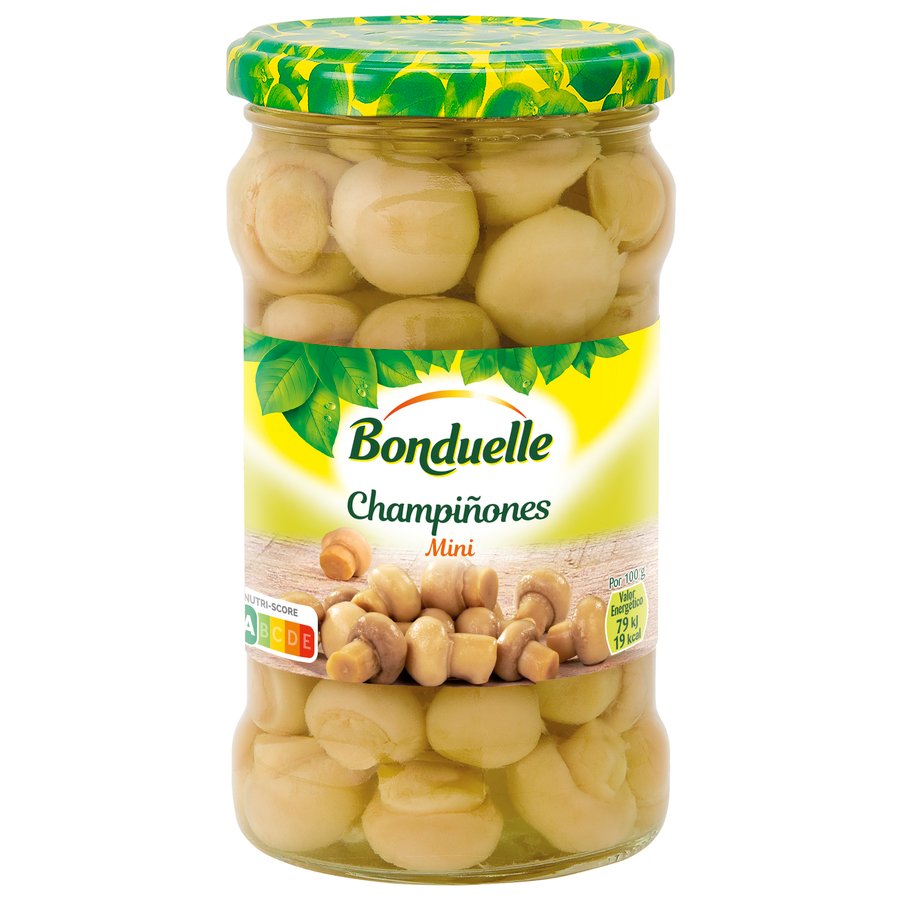 Champiñon mini BONDUELLE frasco 170 g pne.