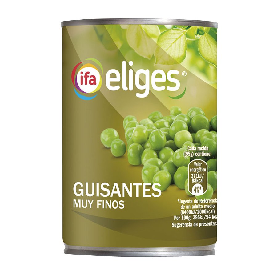 Guisantes muy finos IFA ELIGES 250 g pne.