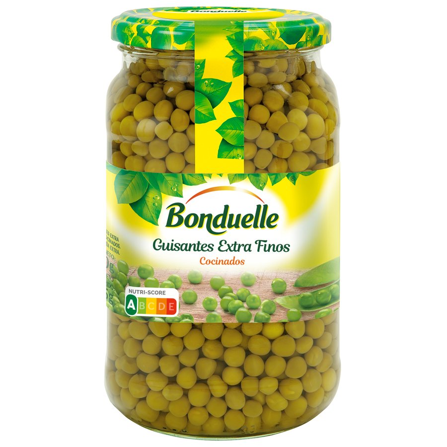Guisantes BONDUELLE frasco 465 g pne