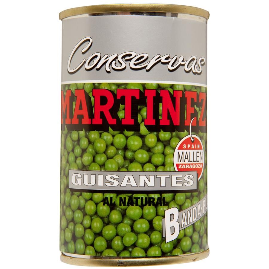 Guisantes MARTINEZ banda plata lata 95 g pne