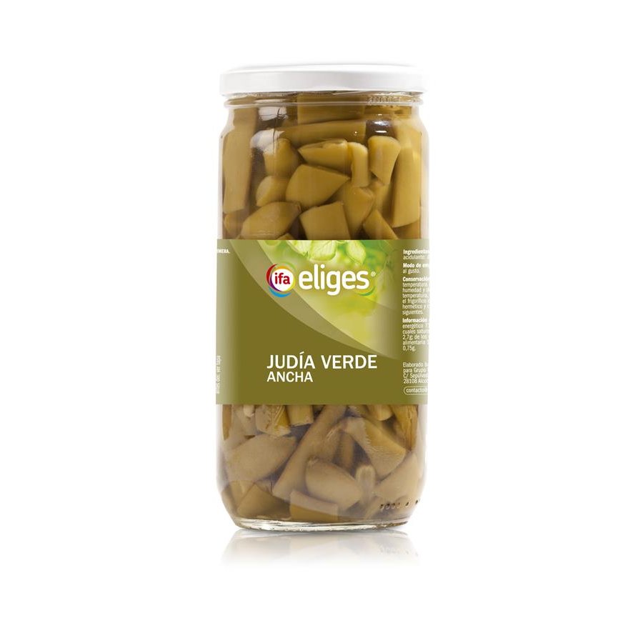 Judía verde ancha IFA ELIGES frasco 360 g pne