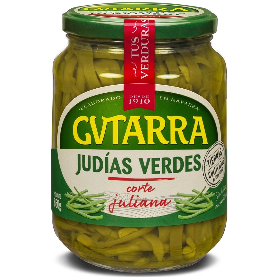 Judías verdes GUTARRA en tiras 1ª 350 g pne.