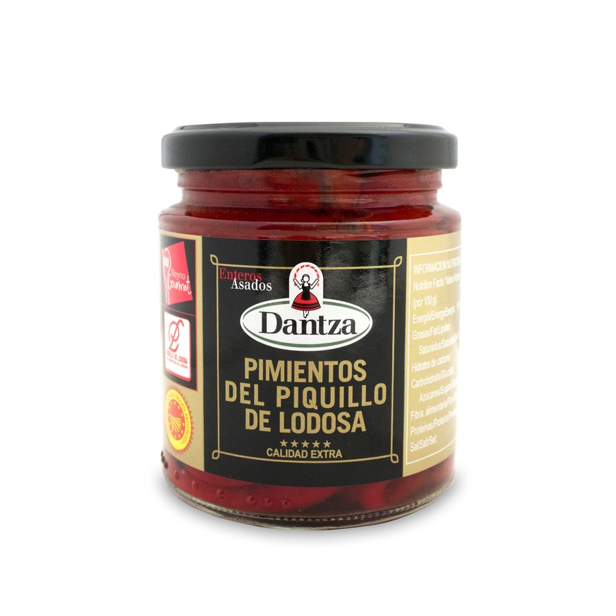 Pimiento piquillo D.O.Lodosa DANTZA extra 180 g pne.